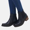 Remonte Remonte Combi Black Leather Ankle Boots Clearance