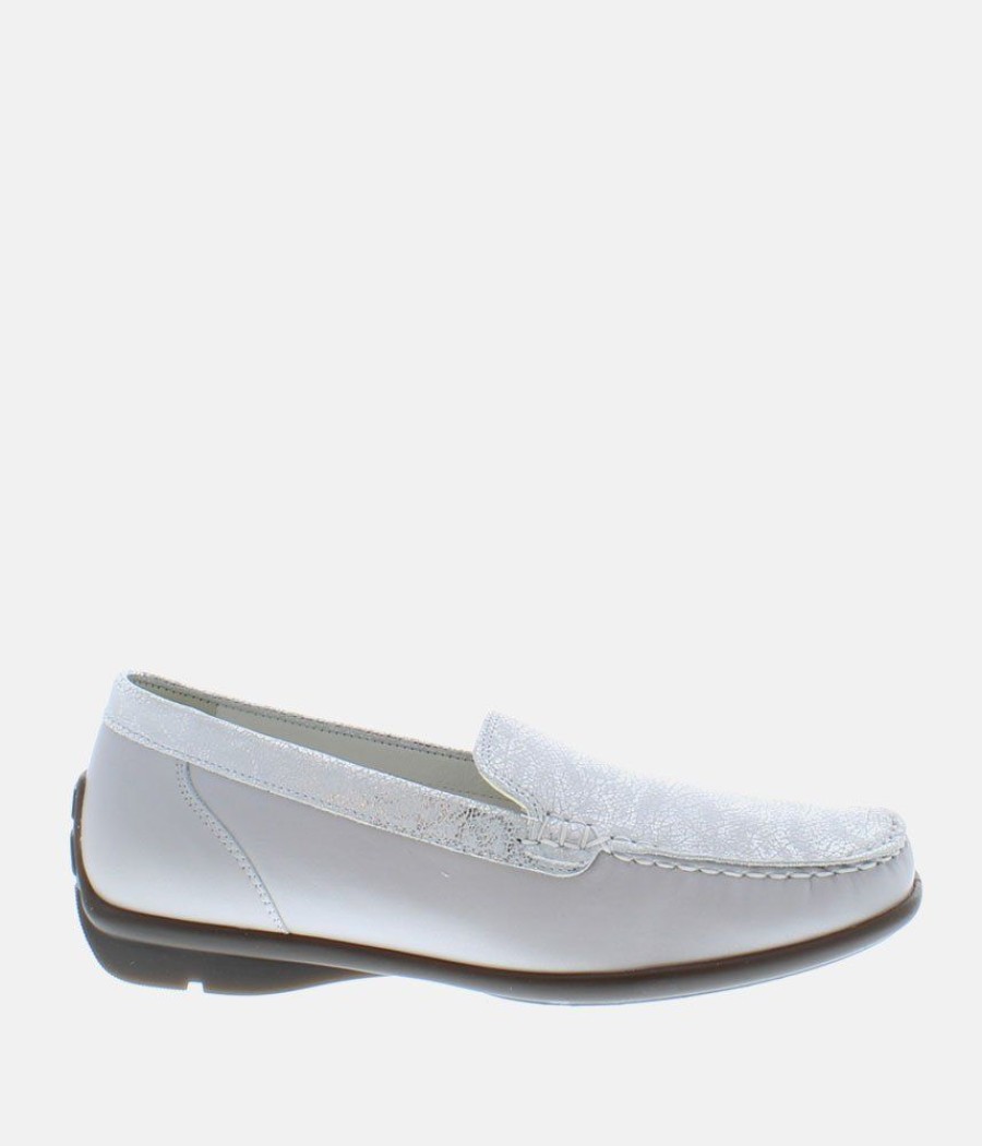 Waldlaufer Waldlaufer Super Comfortable Fancy White Loafers Hot