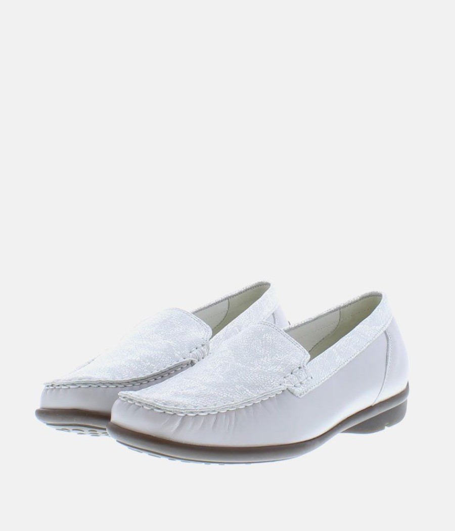 Waldlaufer Waldlaufer Super Comfortable Fancy White Loafers Hot