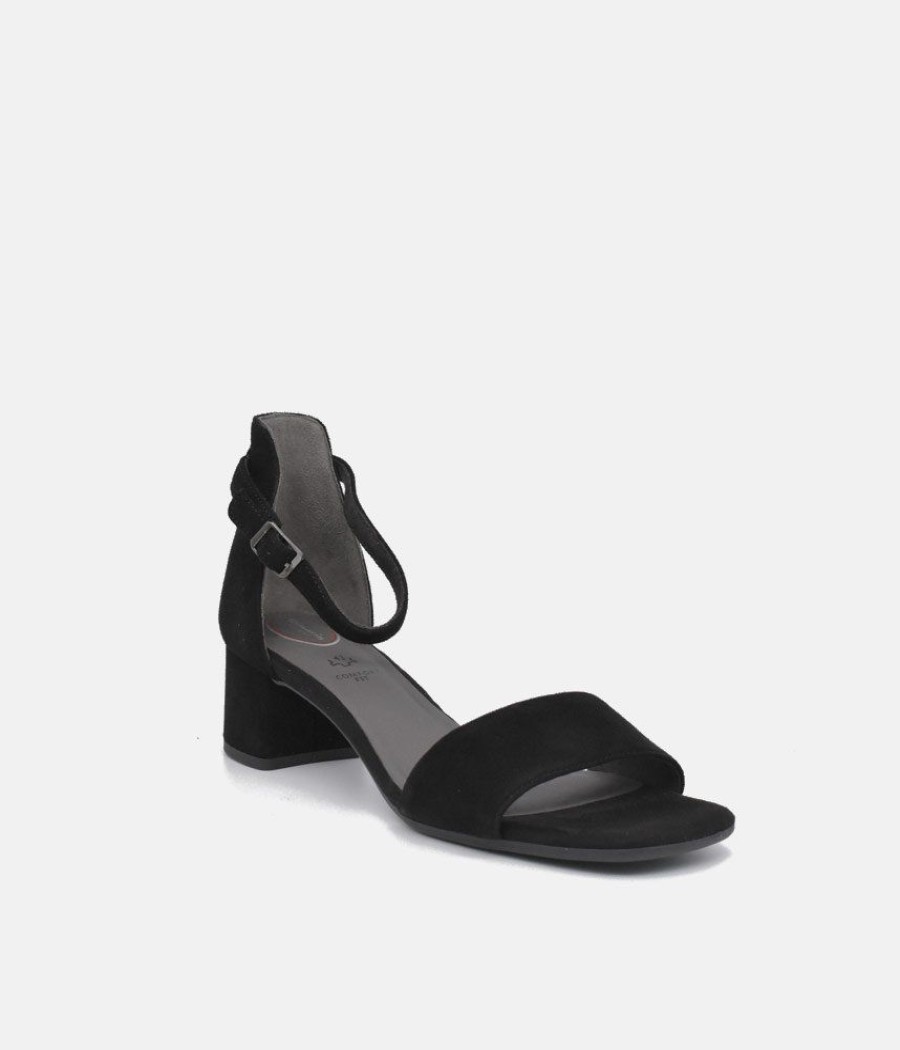 Tamaris Tamaris Dressy Black Block Heel Sandals Clearance