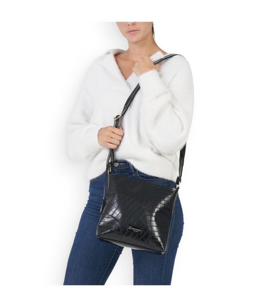 Remonte Remonte Crossbody Black/Croc New