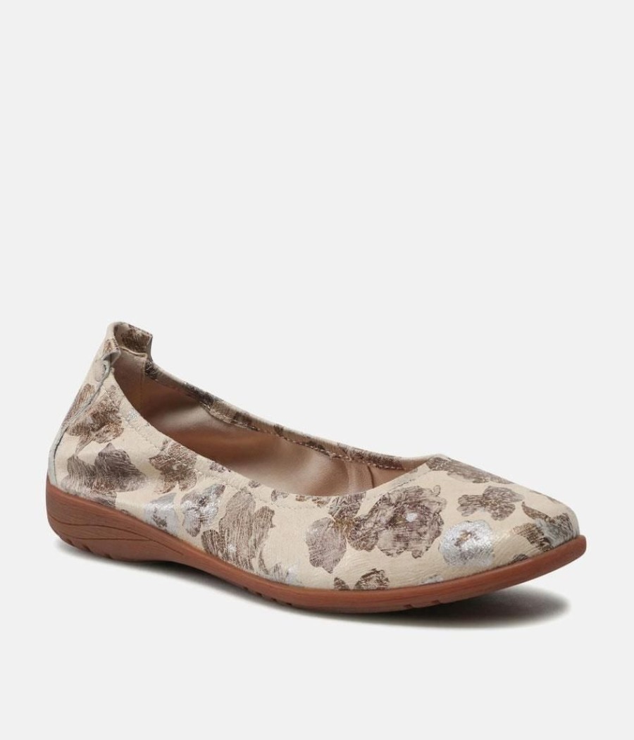 Josef Seibel Josef Seibel Pretty Cream Multi Ballet Flats Hot