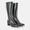 PieSanto Piesanto Fabulous Black Leather Long Boots Best