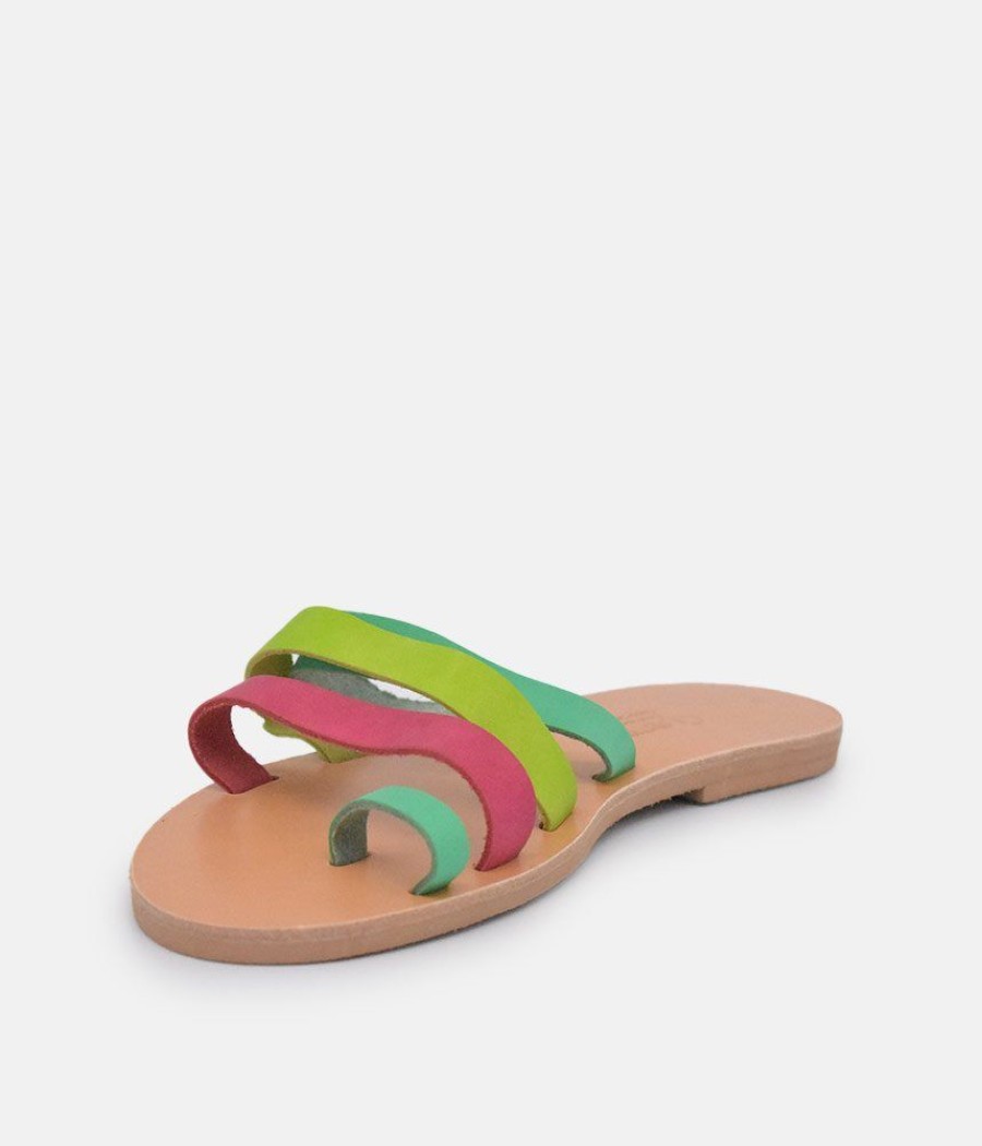 Glaritis Glaritis Gorgeous Colour Pop Sandals New