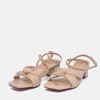 Belle & Lucy Belle & Lucy Dressy Beige Block Heels Sandals Wholesale