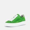 Gabor Gabor Trendy Green Suede Platform Trainers Online