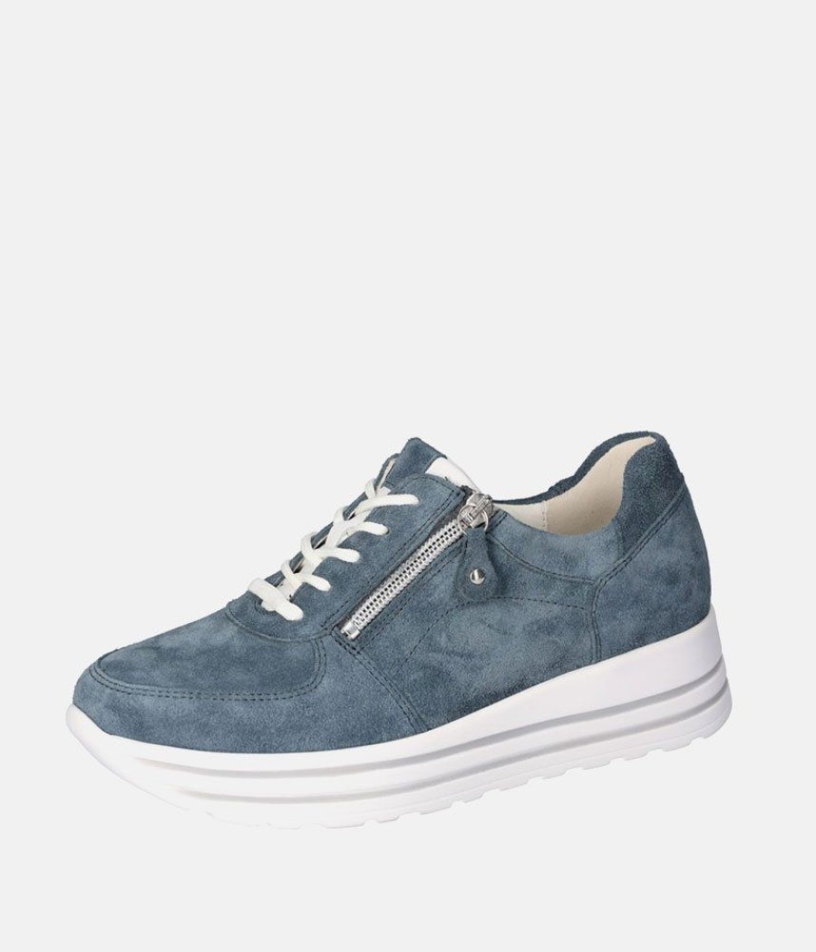 Waldlaufer Waldlaufer Denim Blue Fashionable Sneakers Clearance