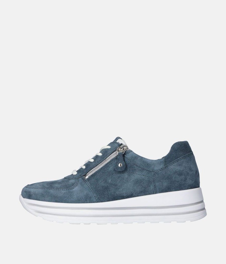 Waldlaufer Waldlaufer Denim Blue Fashionable Sneakers Clearance