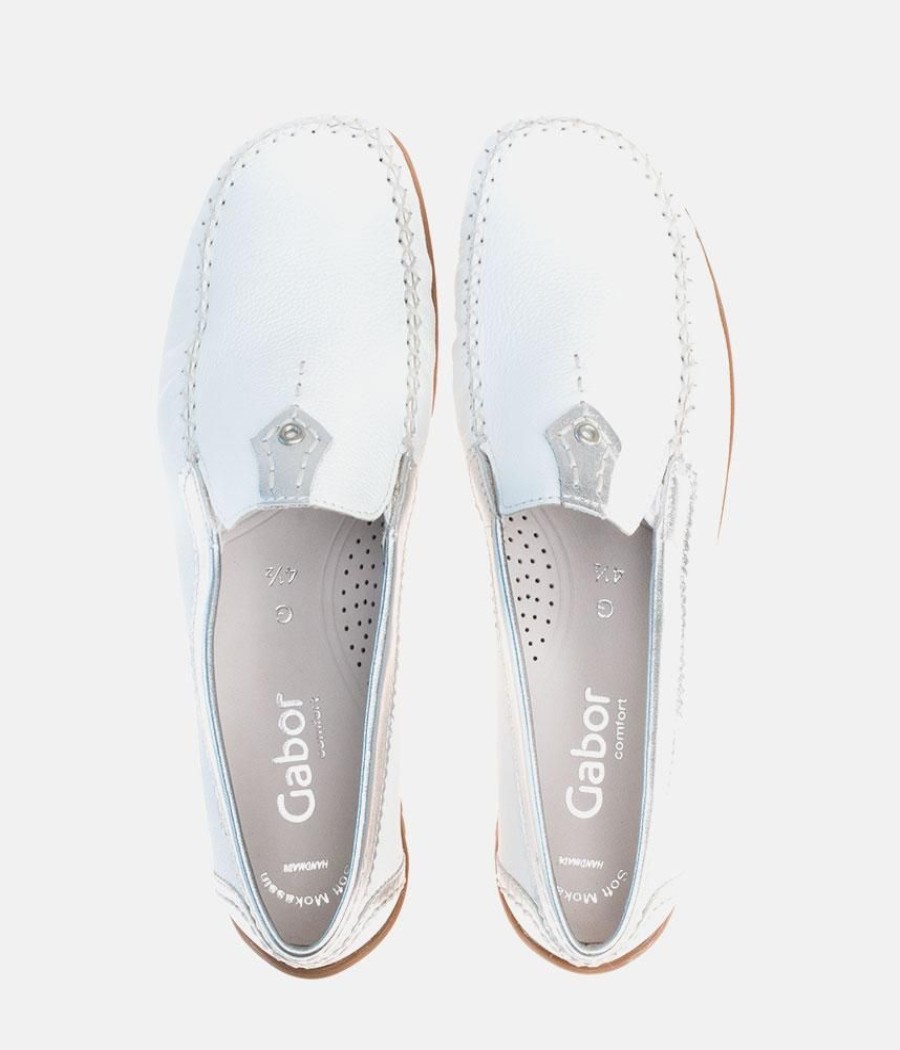 Gabor Gabor Sporty Soft White Mocassin Online