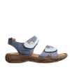 Josef Seibel Josef Seibel Pretty Blue Combi Leather Walking Sandal Clearance