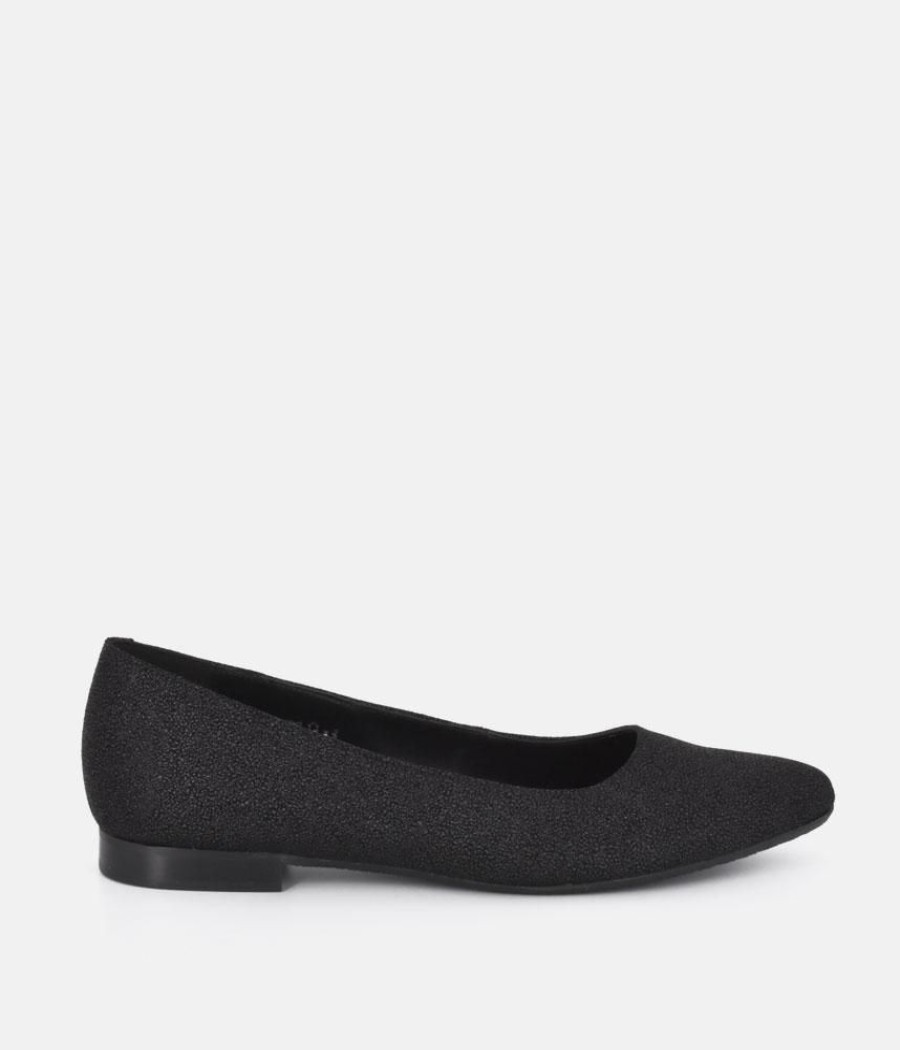 Cinderella Shoes Cinderella Shoes Premium Pointy Black Ballet Flats Clearance