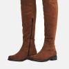 Remonte Remonte Fashionable Brown Suede Knee High Boots Best