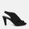 Cinderella Shoes Cinderella Shoes Stylish Black Suede Slingback Sandals Online