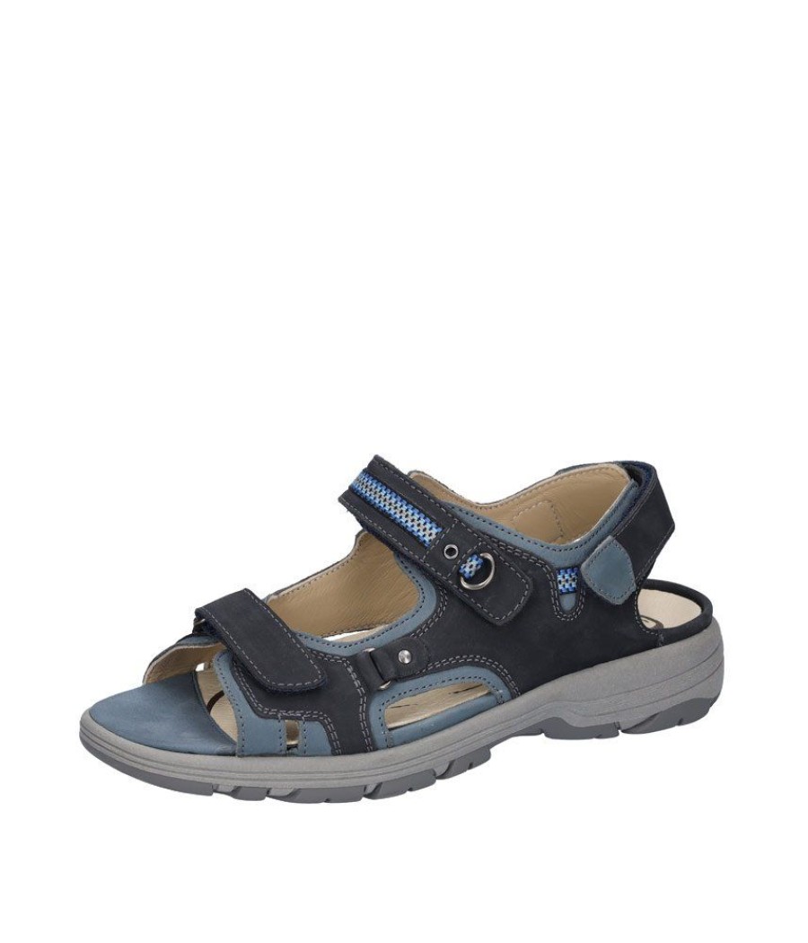 Waldlaufer Waldlaufer Sporty Blue Multi Walking Sandal Clearance