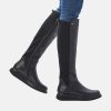 Remonte Remonte Modern Wedge Long Black Boots Clearance