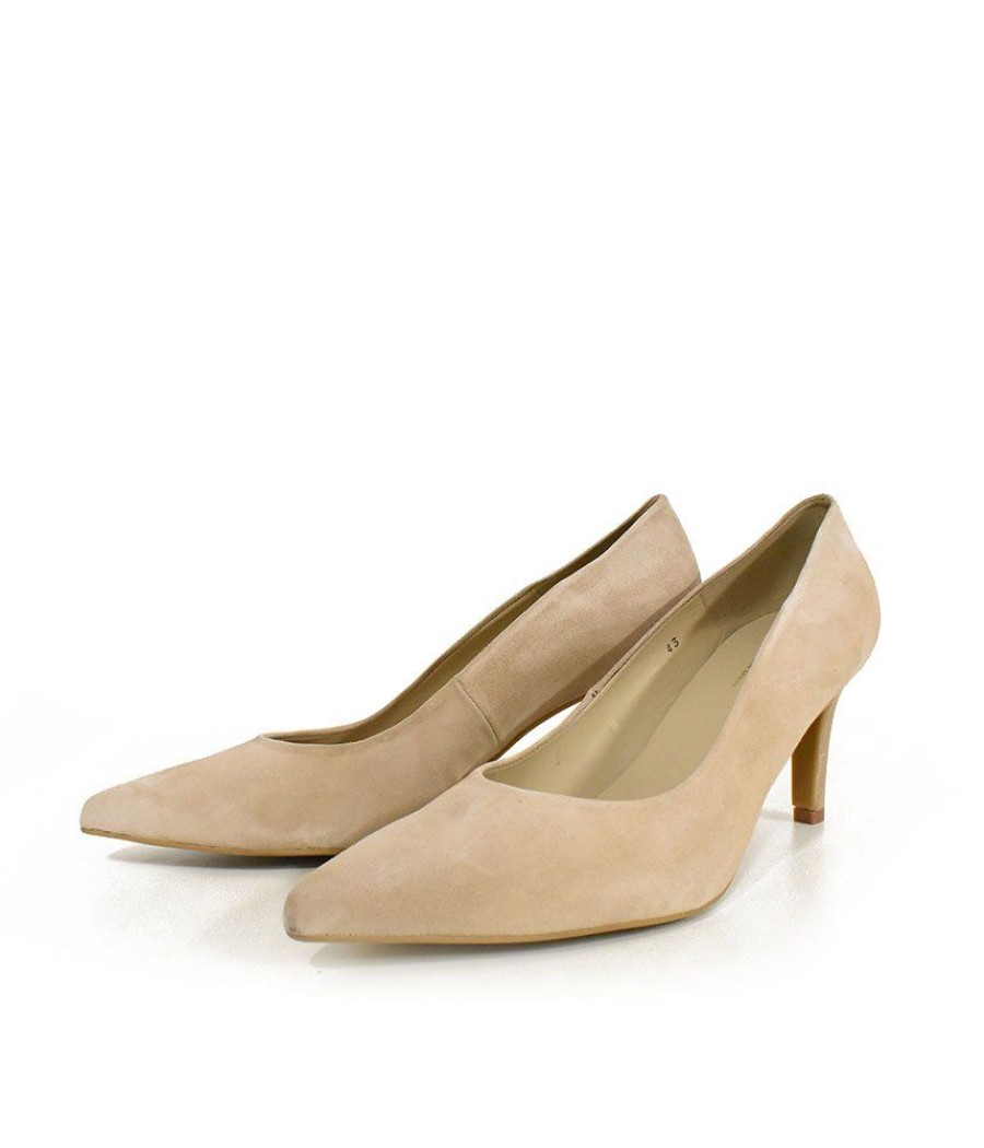 PieSanto Piesanto Premium Beige Suede Heels Hot