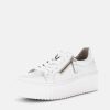 Gabor Gabor Chunky White Leather Trainers Clearance