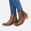 Remonte Remonte Combi Chestnut Leather Ankle Boots Hot