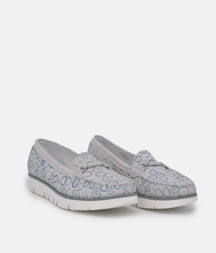 Vittoria Mengoni Vittoria Mengoni Gorgeous Grey Circle Loafers Online