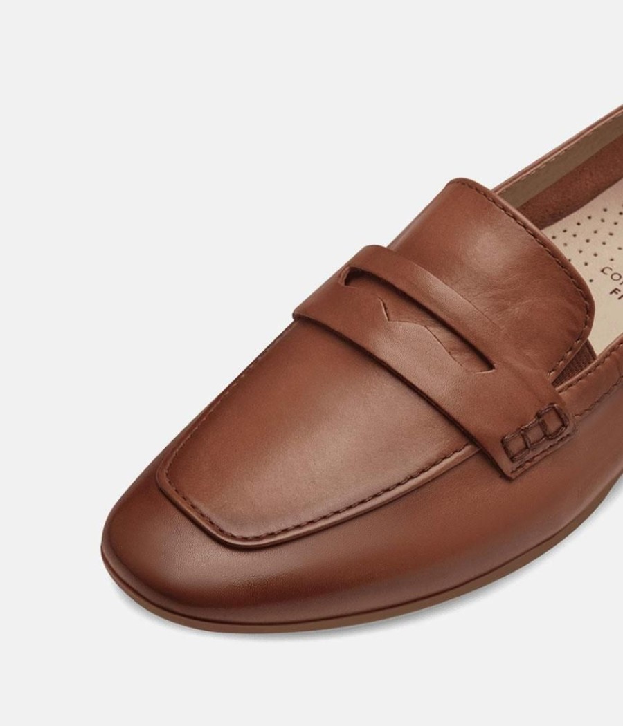 Tamaris Tamaris Beautiful Brown Leather Loafers Best