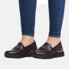 Remonte Remonte Stylish Sporty Burgundy Loafers New