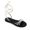 Glaritis Glaritis Gorgeous Strappy Gold Europa Sandals Hot