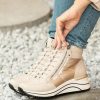 Remonte Remonte Dressy Cream Hi-Top Wedge Sneakers Online