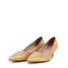 Belle & Lucy Classic Gold Kitten Heels Wholesale