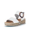 Gabor Gabor Stylish White Cork Wedge Sandals Clearance