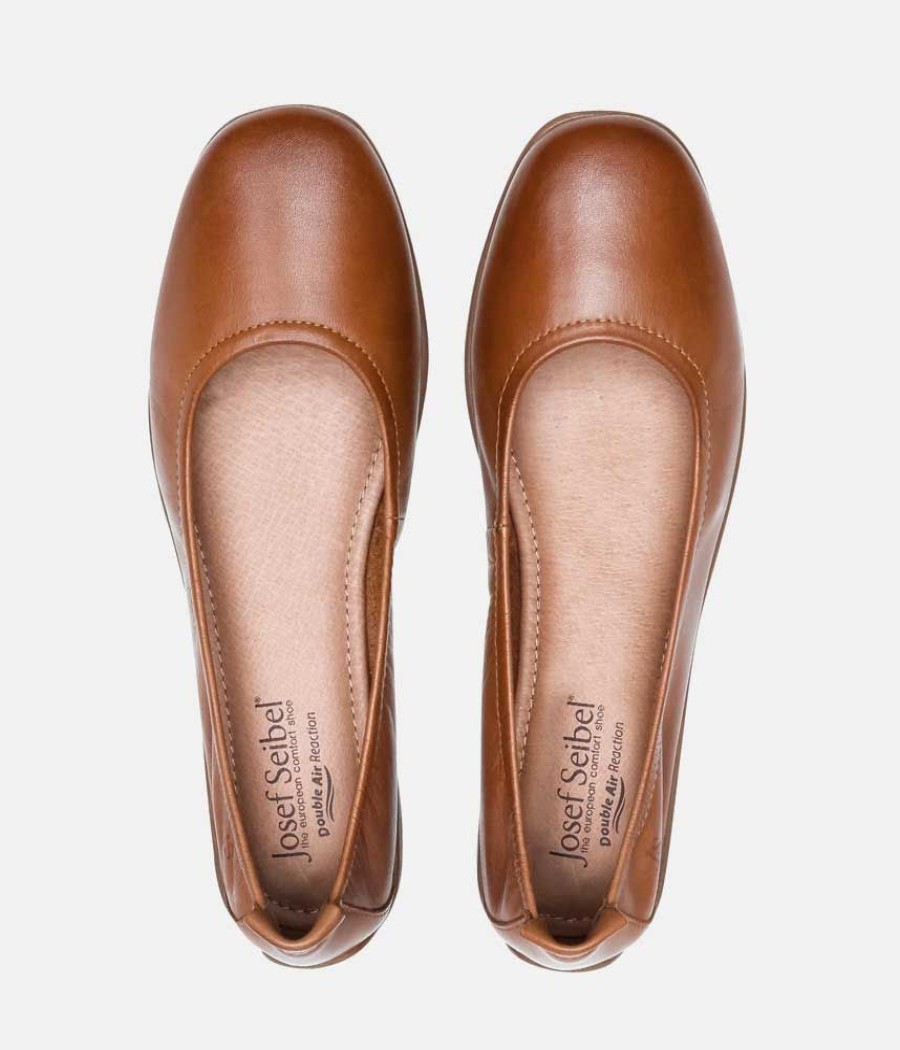 Josef Seibel Josef Seibel Versatile Cognac Ballet Flats Best