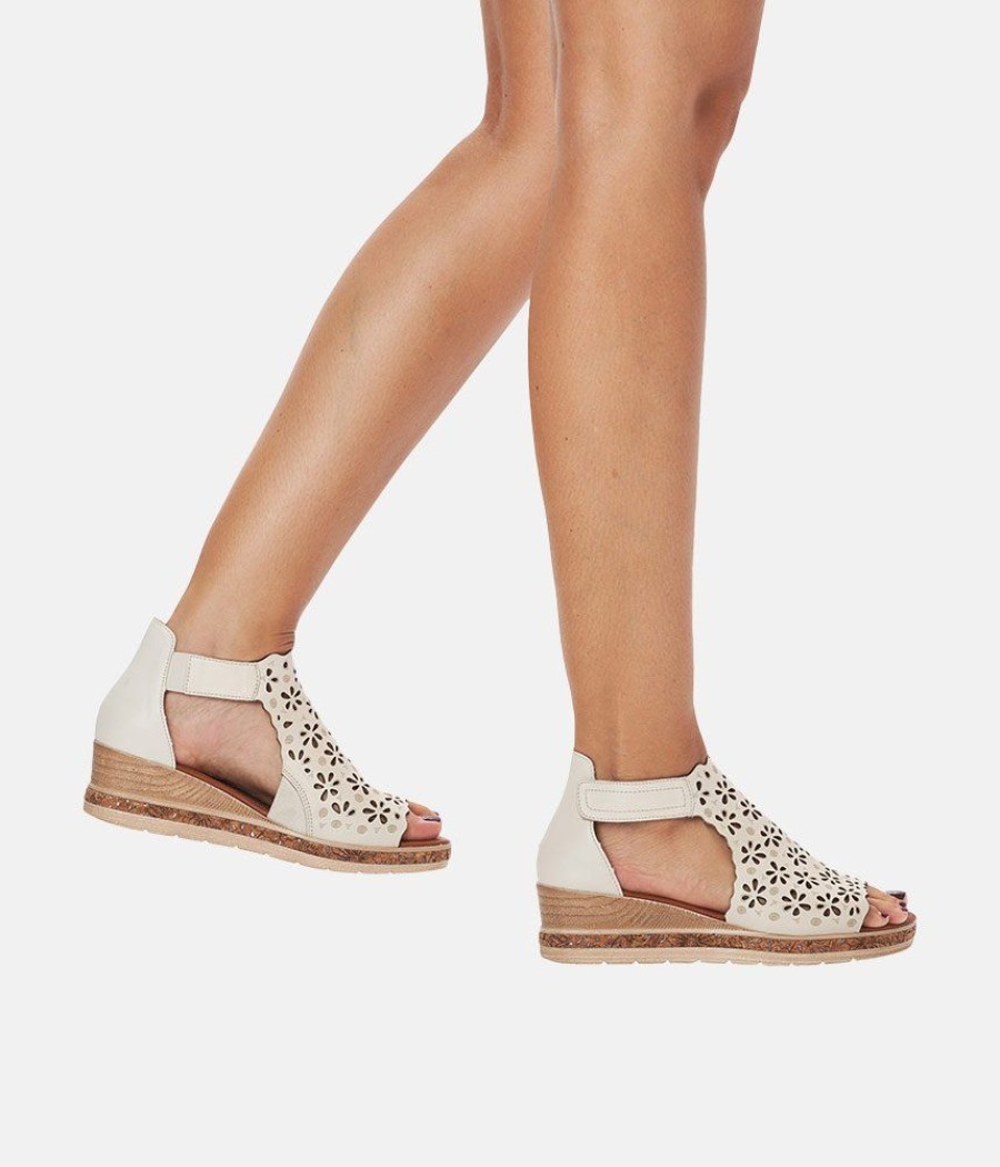 Remonte Remonte Pretty Beige Wedge Sandal Online