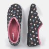 Berevere Pretty Grey Multi Dot Slippers Hot