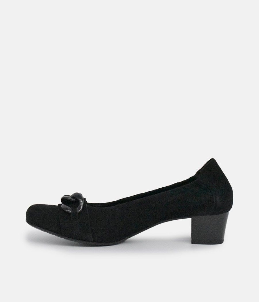 Semler Semler Plush Dressy Black Suede Heels Best