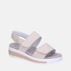 Semler Semler Fashionable Quilted Cream Wedge Sandals Best