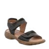 Josef Seibel Josef Seibel Black Combi Ladies Sandal Hot