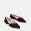 Pretty Ballerina Pretty Ballerina Fabulous Black Dressy Flats Wholesale