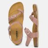 Emma Pretty Antique Rose Strappy Sandals Hot