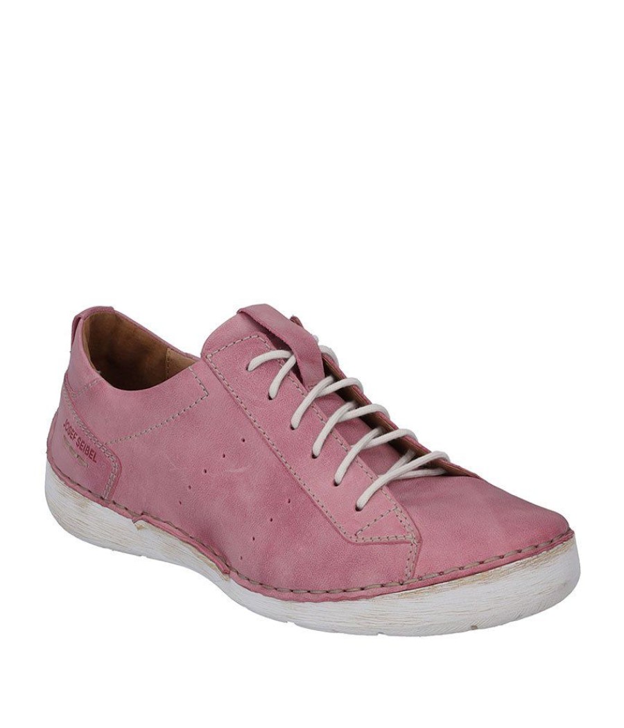 Josef Seibel Josef Seibel Pretty Pink Leather Lace Up Shoe Online