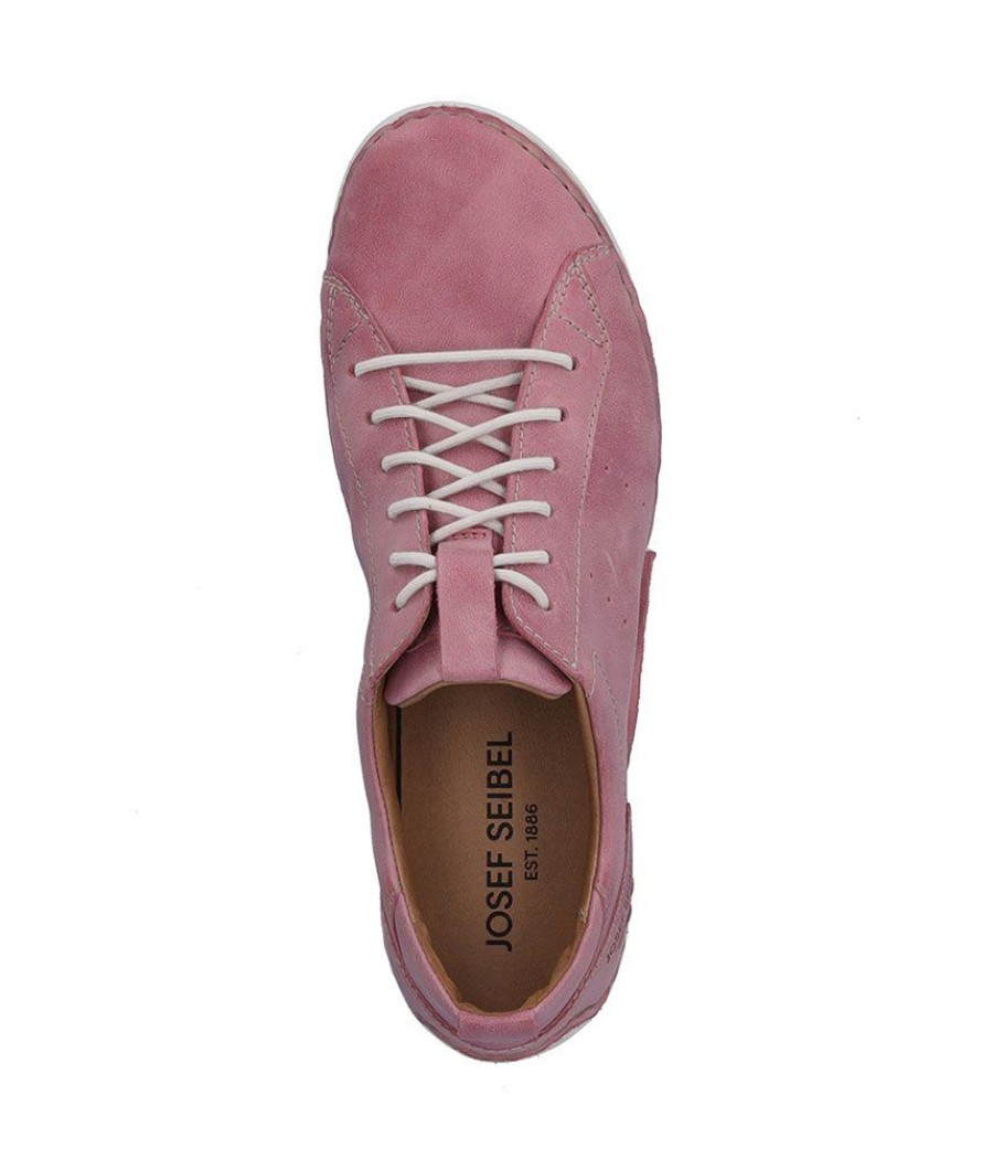 Josef Seibel Josef Seibel Pretty Pink Leather Lace Up Shoe Online