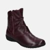 Josef Seibel Josef Seibel Stylish Burgundy Leather Slouch Boots Clearance