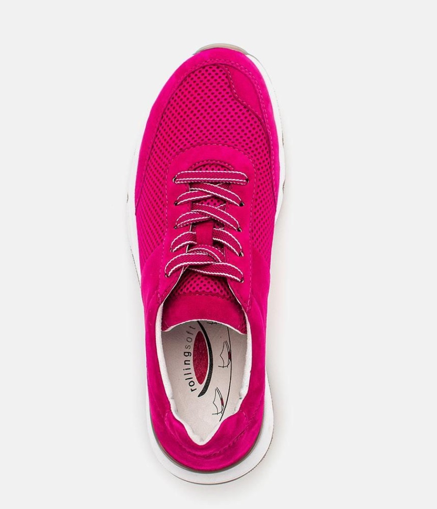 Gabor Gabor Fab Pink Rolling Soft Trainers Hot