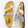 Emma Gorgeous Metallic Leather Thong Sandal Online