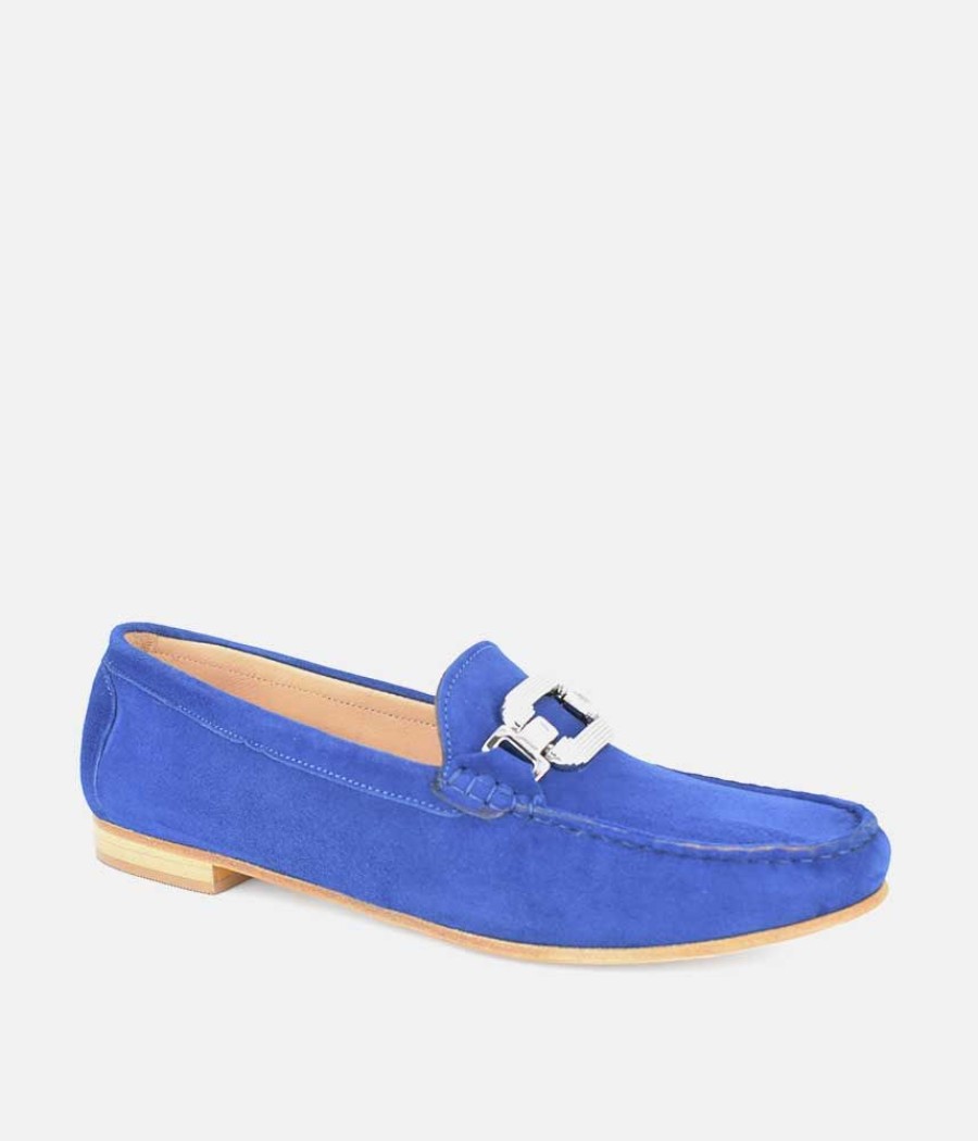 Vittoria Mengoni Vittoria Mengoni Premium Royal Blue Loafers Clearance