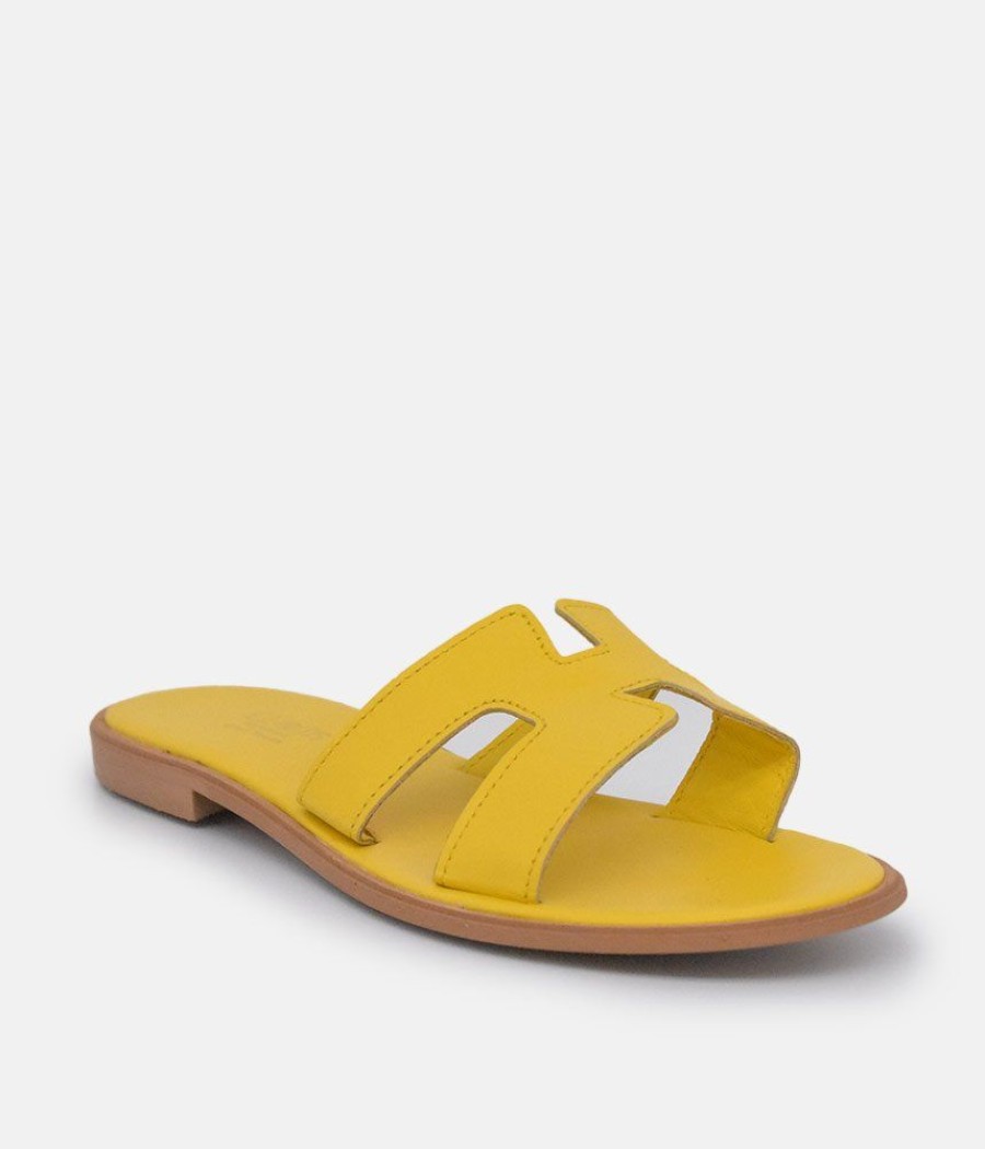 Glaritis Glaritis Cute Yellow Sandals Online