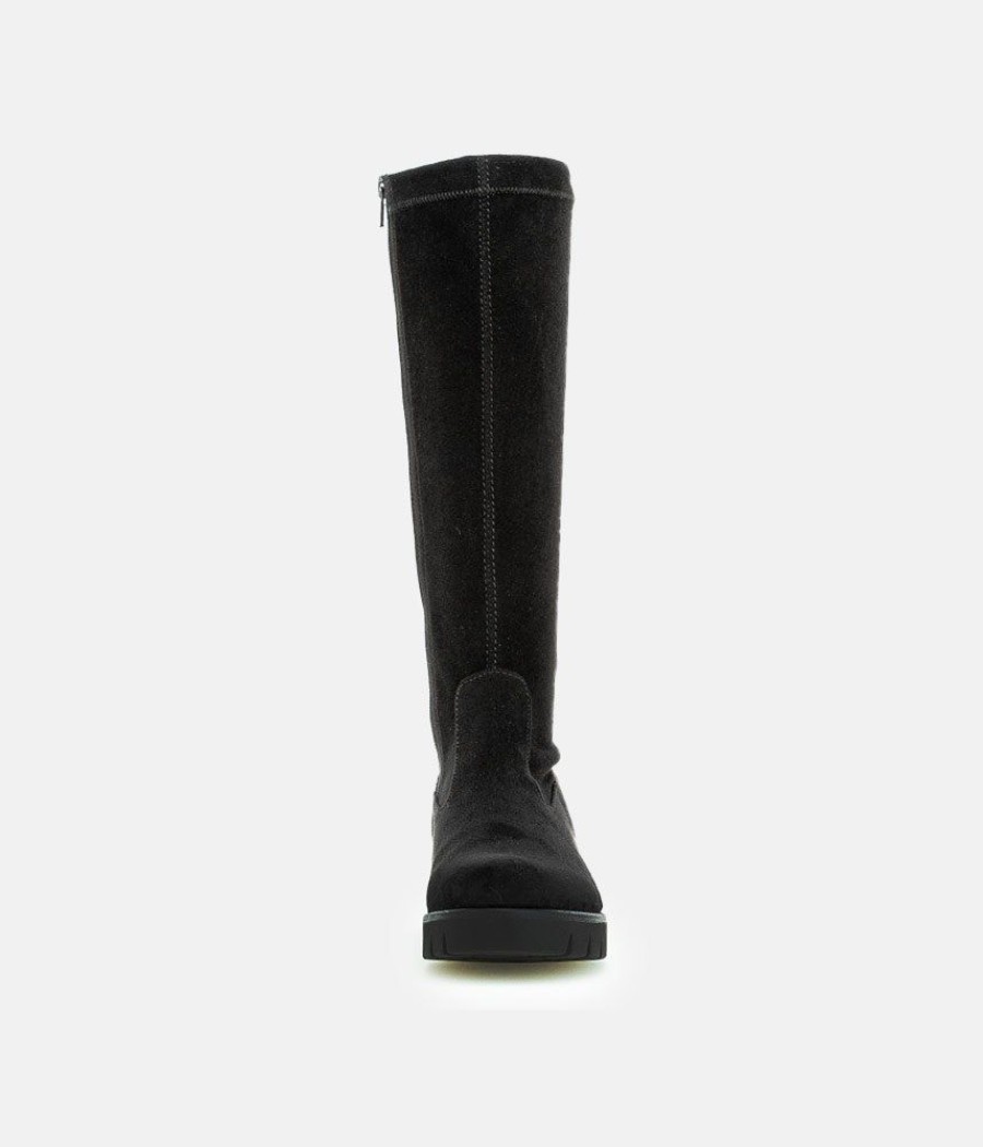 Gabor Gabor Fabulous Long Suede Black Boots Online