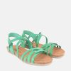 Mustang Mustang Pretty Green Strappy Sandals Clearance