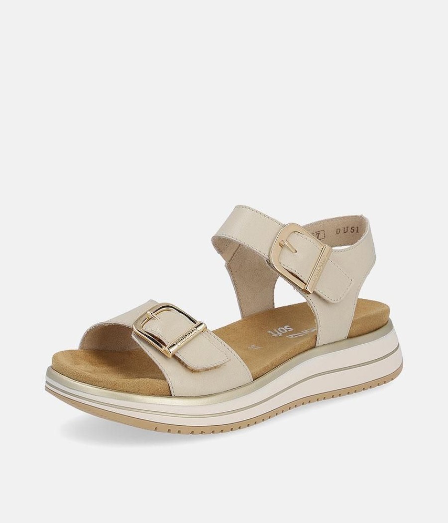 Remonte Remonte Reliable Off White Sporty Sandal Hot