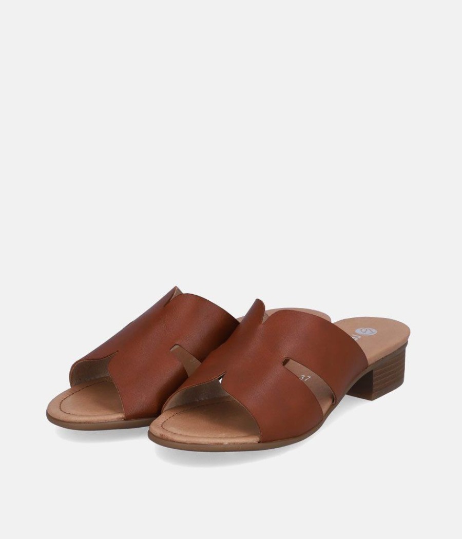 Remonte Remonte Stylish Brown Slip On Sandal Wholesale