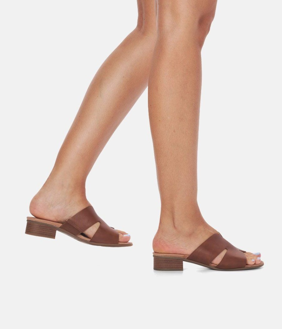 Remonte Remonte Stylish Brown Slip On Sandal Wholesale