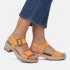 Remonte Remonte Sunshine Orange Leather Fashion Sandals Wholesale